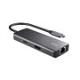 Trust Dalyx Adaptador Multipuerto USB-C 6 en 1 Gris/Plata